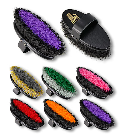 coarse grooming brushes for horses