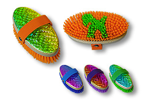 grooming brush small size with reflex foil
