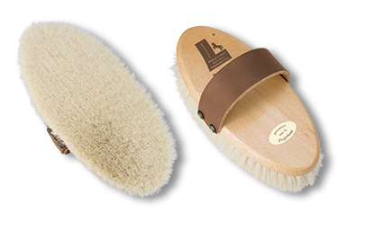 goat hair finishing brush for horses