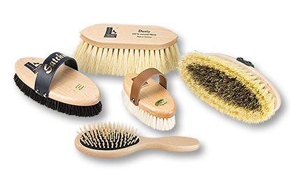 leisure rider grooming brush set