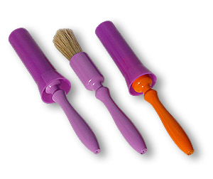 plastic cap for round brushes