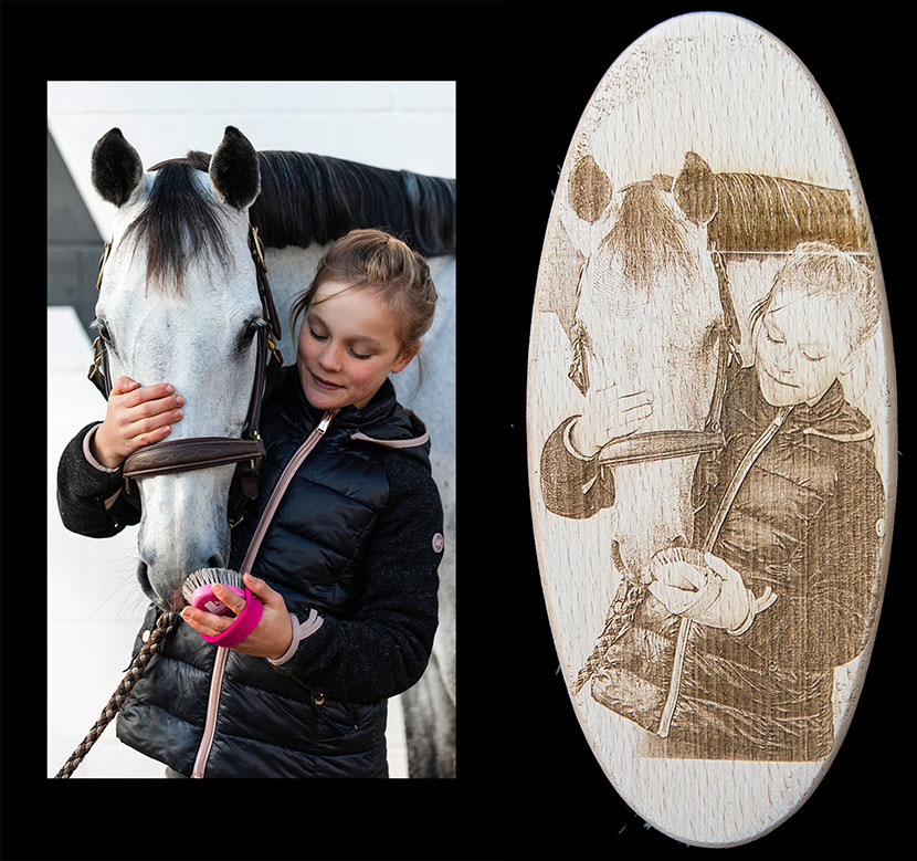 Bildgravur, engrave a a picture (laser) 2