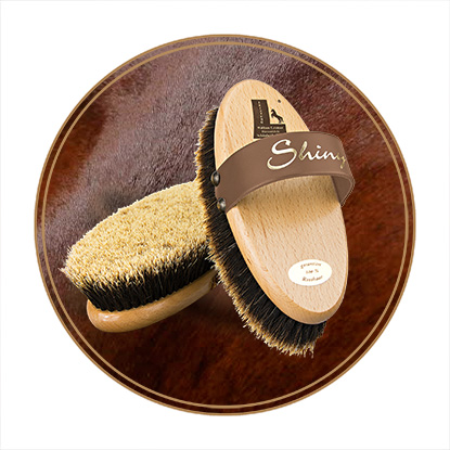 Horse grooming brushes